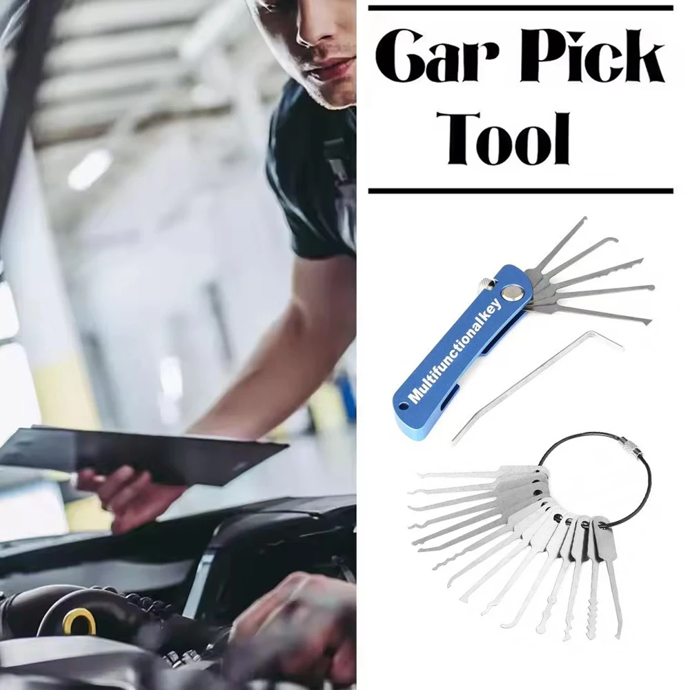 Hook Picks Set Removal Tool Kit Depinning Tool Electrical Connector Pin Removal Kit 23Pcs for Automotive Car