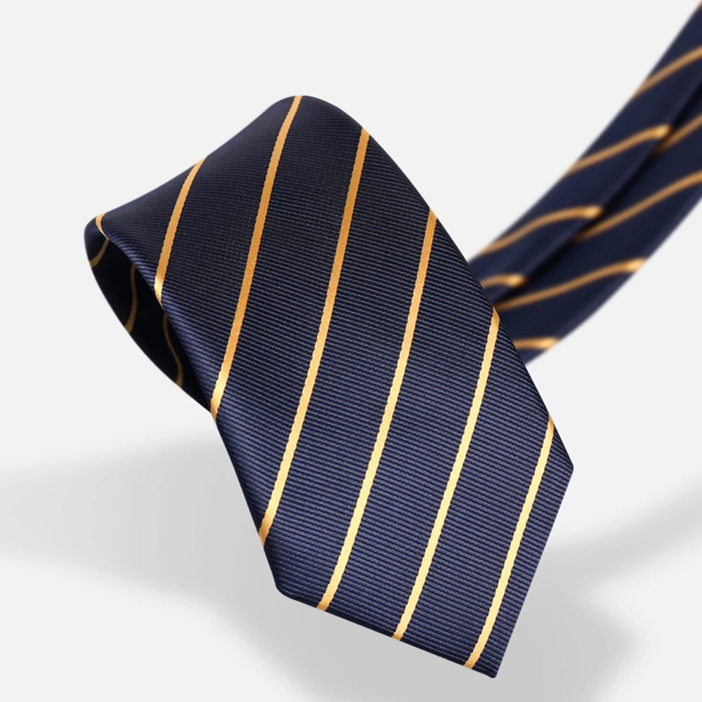 High Quality Men's Tie Fashion Formal Wedding Business Ties 8cm Blue