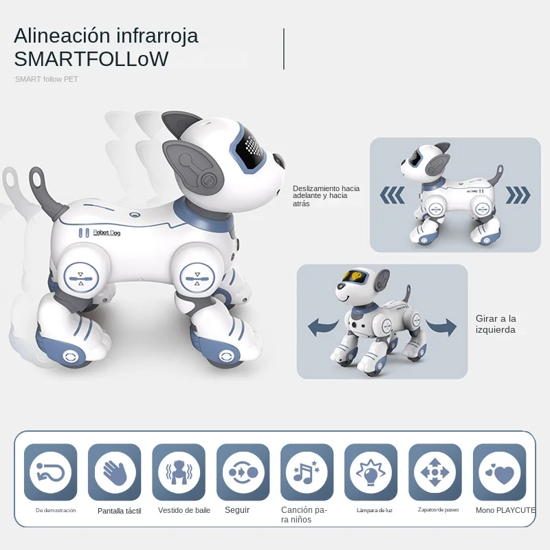Intelligent Robot Dog Remote Control Stunt Smart Robots for Children Boys Kids Creative Birthday Gift