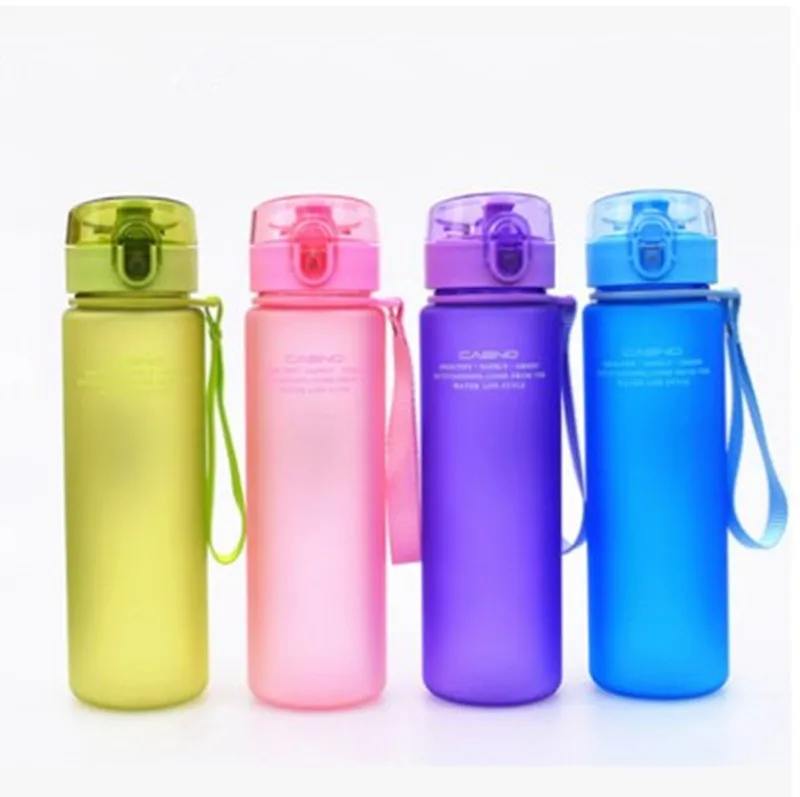 400ml 560ml School Leak Proof Direct Drinking Sports Water Gift Bottle