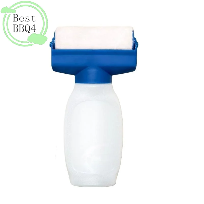 (BBQ4)1Pcs 벽 수리 및 터치업 도구 재사용 가능한 350ml 페인트 롤러 브러시 수성 라텍스 페인트 플라스틱 병 DIY 액세서리