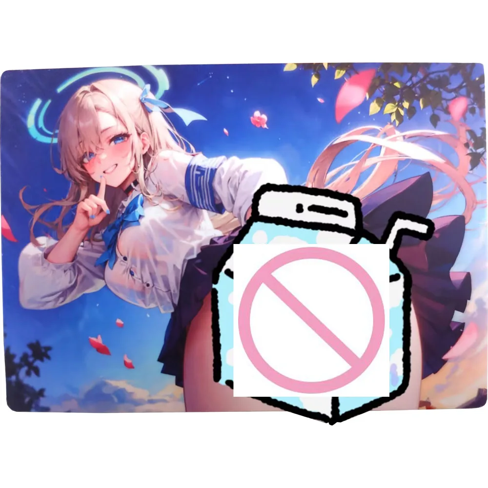 

DIY Anime Collection Card Sexy Girl Nude Card Azur Lane Asuna JK Uniform Matte Gentleman Card Anime Peripheral Boy Gifts 63*88mm