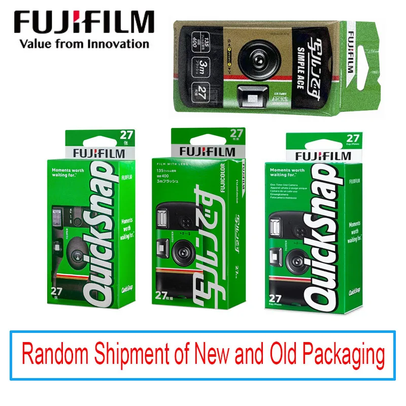 Retro Film Camera with Flash for 27 Photos