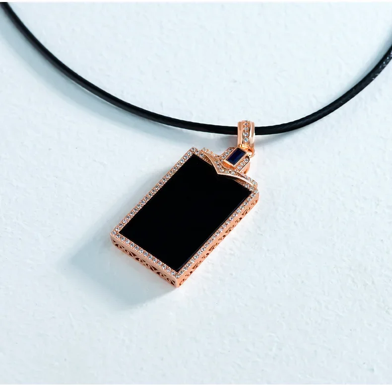 

Японский нефритовый кулон с изумрудом черный дизайнерский амулет 925 серебряные подвески драгоценные камни натуральное ожерелье мужские подарочные талисманы