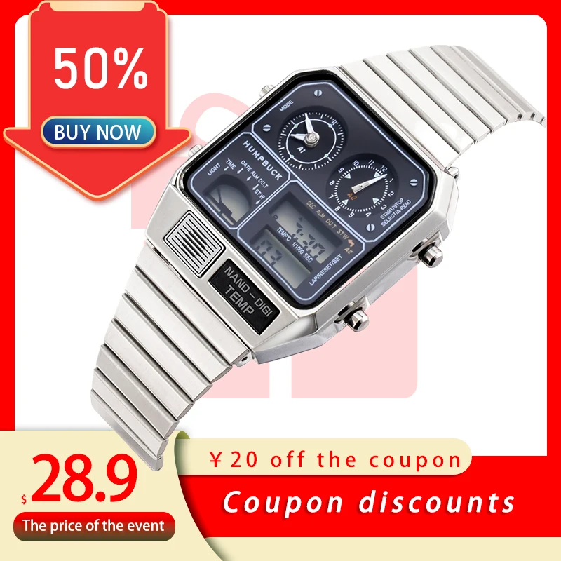 LED Electronic Multi Function Man Digital Watch Military Quartz Watch mens Luxury Watches For Men