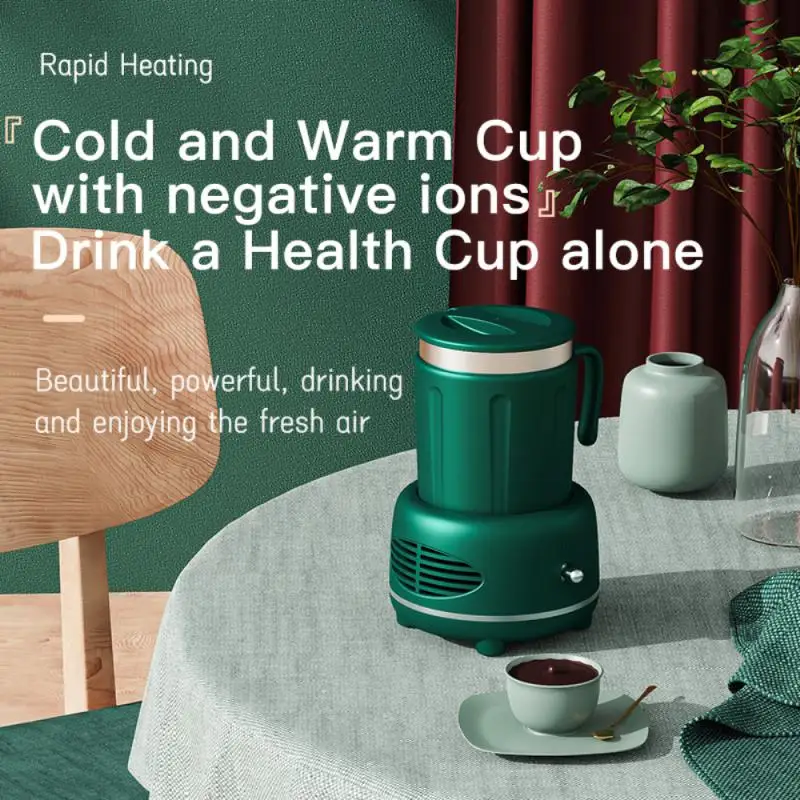 2 In 1 Coffee Milk Beer Soda Heating Cooling Cup Car Drink Insulation Cup Travel Mini Refrigerator Cold Drink Machine Kitchen