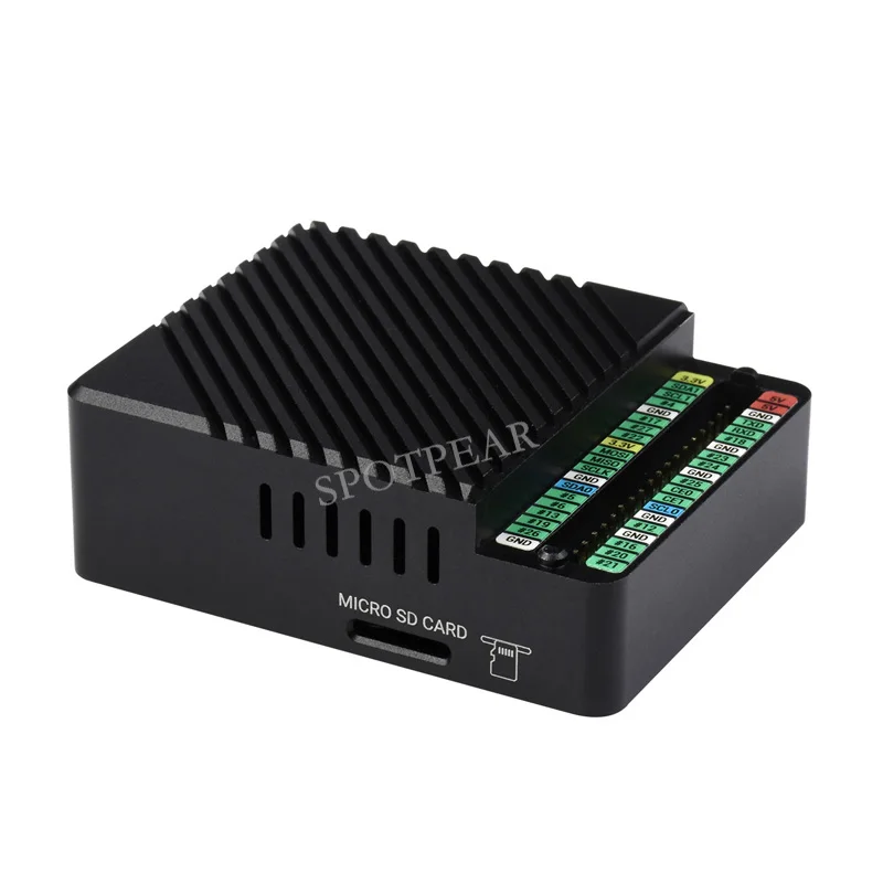 Raspberry pi Compute Module io Board Dual Gigabit Ethernet Mini Roteador Caixa de Metal - Imagem 3