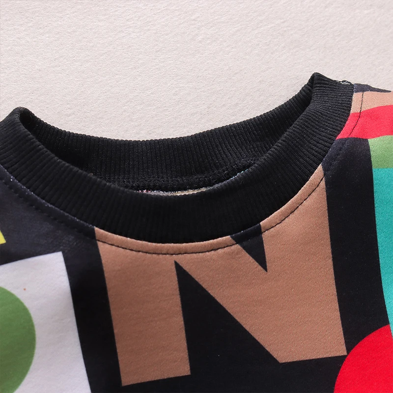 Autumn Children Boys Clothing Sets Kids Letter Print Pullover Tops and Pants 2pcs Sport Suits Baby Girls Casual Outfits