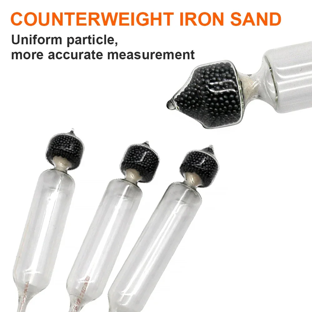 Alcohol Meter Professional Detector Set Tool 0-100% For Vodka Whiskey Wine Concentration Meter