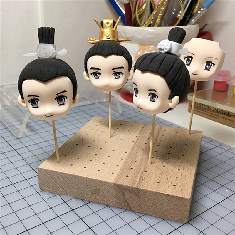 Wooden Pottery Clay Base Plug Board Modeling Accessories Ceramic Tools for DIY Sculpture Pottery Plate