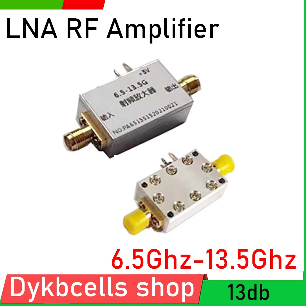 6.5G-13.5G Радіочастотний підсилювач потужності C-діапазону X-діапазону Підсилення Широкосмугова радіочастотна мікрохвильова піч для передавача Приймача Сигнал Радіо HAM