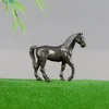 8 pcs Mini Simulation Farm Wild Small Horse with 6 pcs Fence Colorful Small Horse Soft Glue Children's Toys Animal Model Combina 2