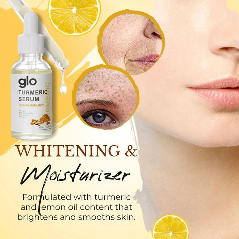 

Turmeric Remove Dark Spots Acne Essential Oil For Women Moroccan Ginger Anti Wrinkle Serum Whitening Moisturizing Skin Care 30ML