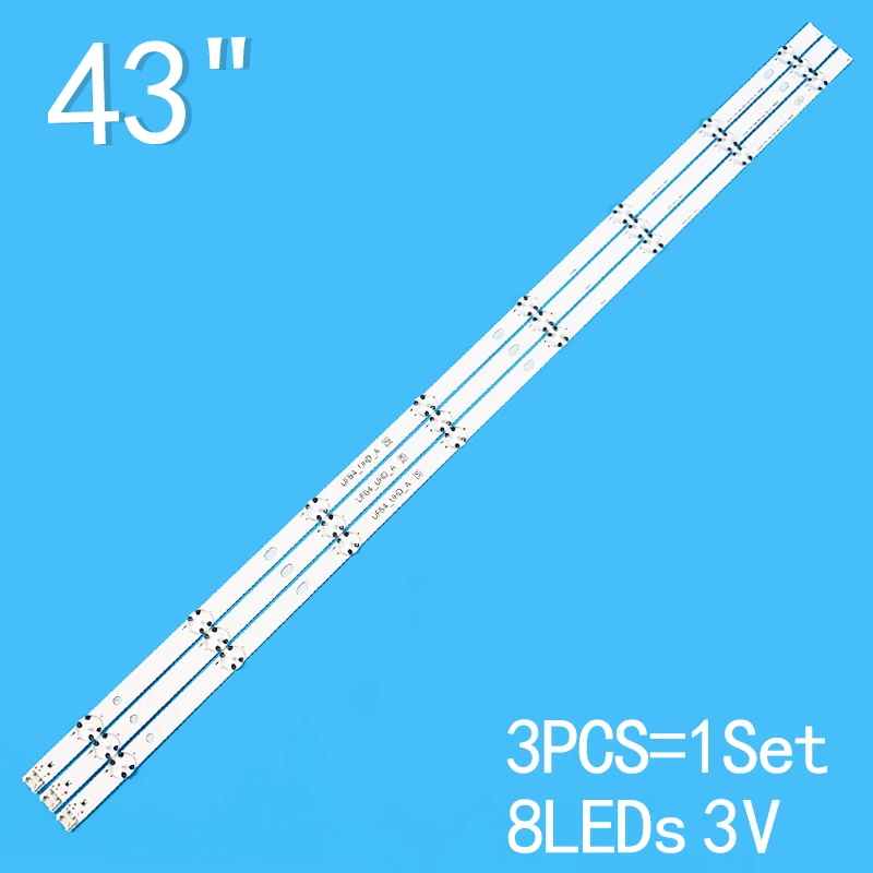 LED Backlight Strip For 43UF6400 43UF640V 43UF6407 43UH610V 43UH619V 43LH5700-UD 43LJ5500-UA 43UH6030-UD 43UH6100-UH 43UH610A-UJ