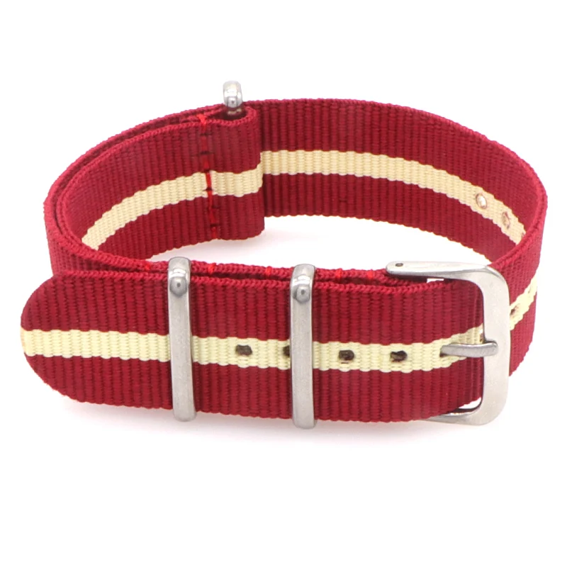 Nylon Army Sports Black Watch Strap with Belt Buckle
