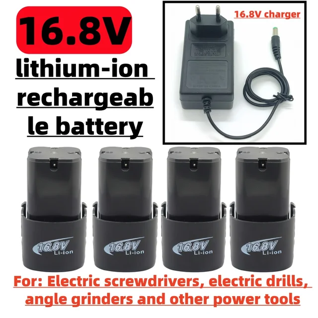 Batterie Li-Ion 16.8V 2000mAh/3000mAh/4000mAh de remplacement pour tournevis électrique, perceuse multifonction, batterie au lithium 18650 1