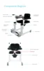 Waterproof Grade Electric Chairs for Disabled Chair with Commode  Elderly Household Bathing Machine 4