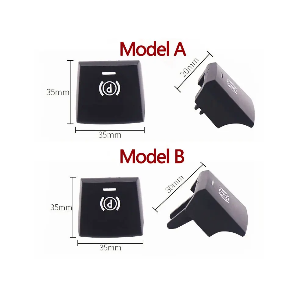 Car Handbrake Parking Brake P Button Switch Cover For BMW 5 6 7 X3 X4 X5 X6 Series F01 F02 F10 F12 F15 F16 F25 F26 61312822518 Parking Brake Switch Cover