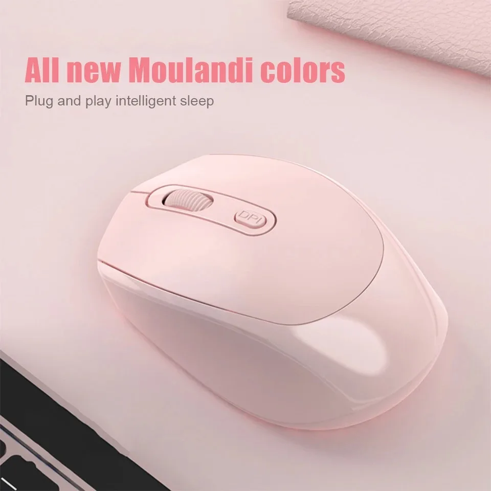 

2.4GHz Wireless Gaming Mouse 1600dpi Business Laptop Desktop Home Office Ergonomic Silent Mice For Computer with USB Receiver