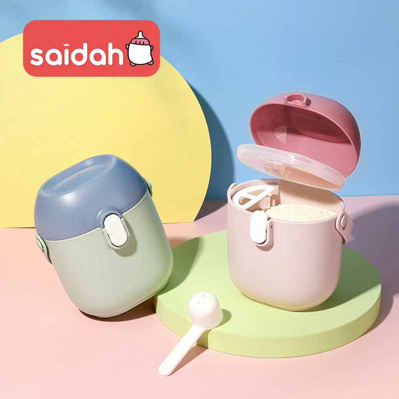 Standard Classic Portable Large Capacity Milk Powder Container Baby Feeding Snacks Storage Box