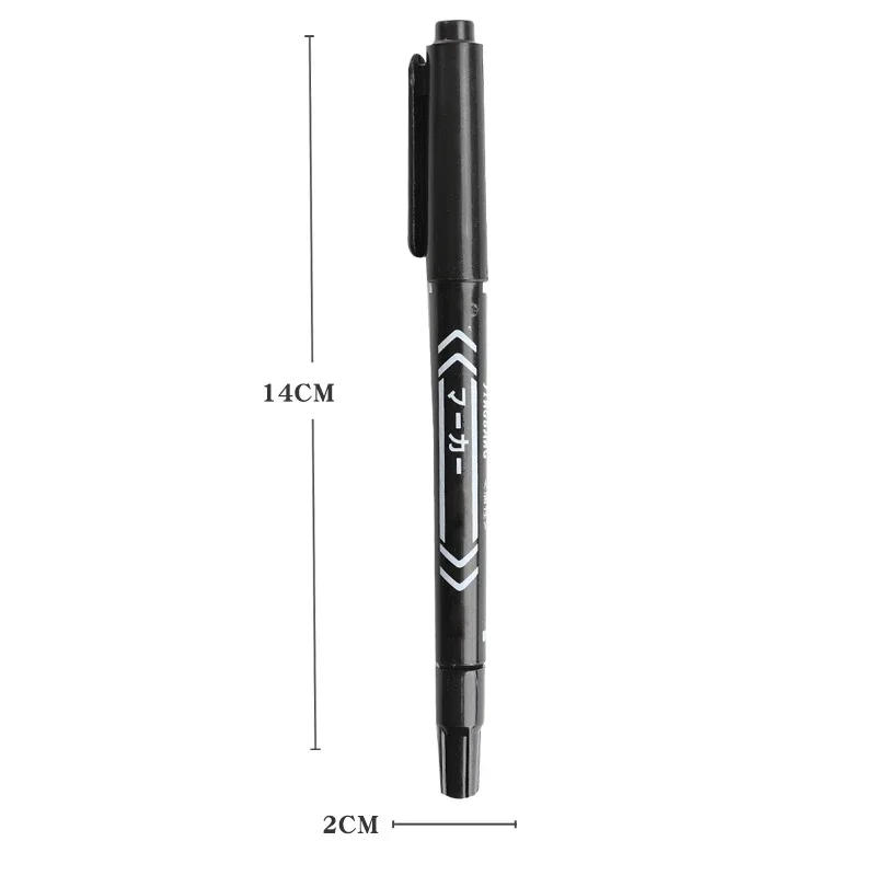 3 Pcs/Set CD-R DVD-R Media Disc Double Head Marker Pen Writing Student marker Pen School office Stationery Supplies 6