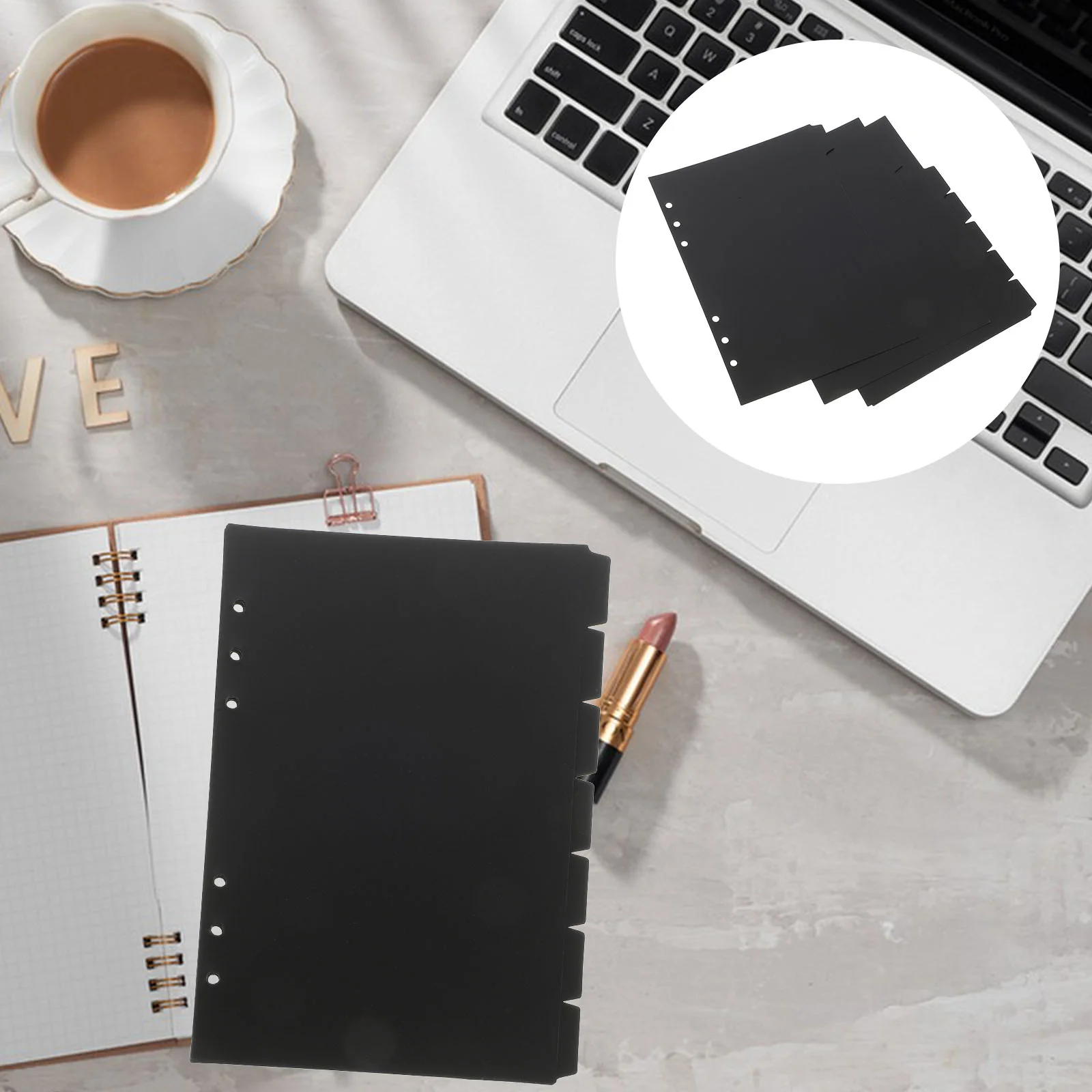 

14Pcs Daily Use Binder Dividers Office Binder Tabs Household Tab Dividers Book Supply