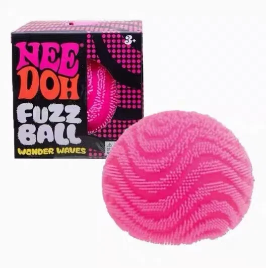 Nee Doh Fuzz Ball Series Stress Relief Ornament - Fun Soft Stress Ball Gift