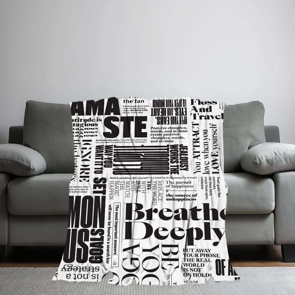 Fashion L-Lululemons Blanket Skin friendly comfort warm soft plush blanket suitable sofa living room office bedroom 2
