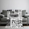 Fashion L-Lululemons Blanket Skin friendly comfort warm soft plush blanket suitable sofa living room office bedroom 2