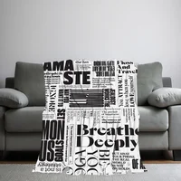 Fashion L-Lululemons Blanket Skin friendly comfort warm soft plush blanket suitable sofa living room office bedroom 2