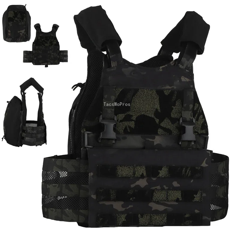

Тактический Жилет Molle с сумкой для хранения, защитный жилет для охоты, стрельбы, CS для военных игр, боевые тренировочные жилеты