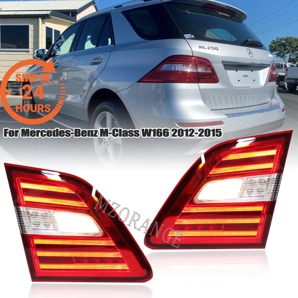 Inner Led Tail Light For Mercedesbenz W166 Rear Lamp Taillight For Ml300 Ml350 Ml400 2012 2013
