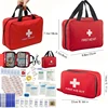 First Aid Kit - 188 pcs - for car, home, travel, camping, office or sport, fully stocked with emergency and survival essentials 2