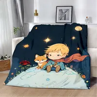 Carcoon The Little Prince Printed Blanket Picnic Blankets Warm Blanket Soft and Comfortable Blanket Home Travel Birthday Gift 2