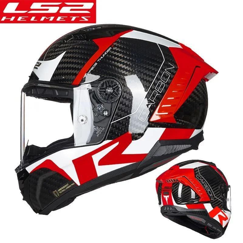 LS2 THUNDER FF805 풀페이스 오토바이 헬멧 ls2 카본 파이버 헬멧 오토바이 헬멧