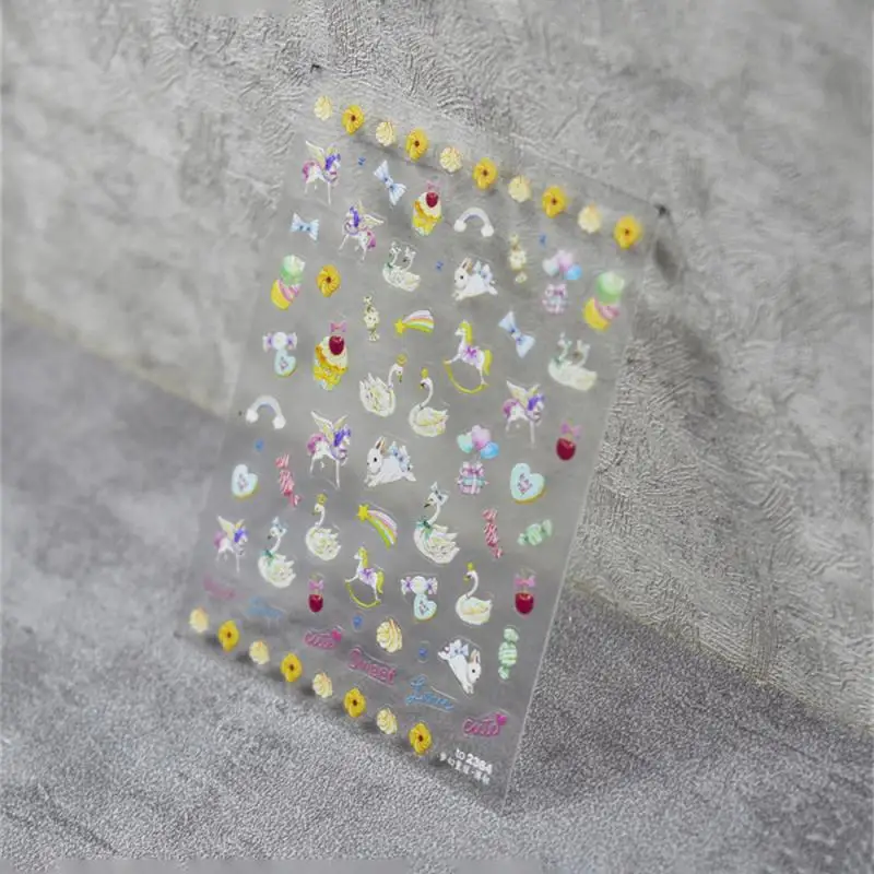 

Spirited Away Susuwatari Eggette Cute Anime Cartoon Nail Stickers Minis Kawii Nail Art Weeb Cartoon Relief Self Adhesive Decal