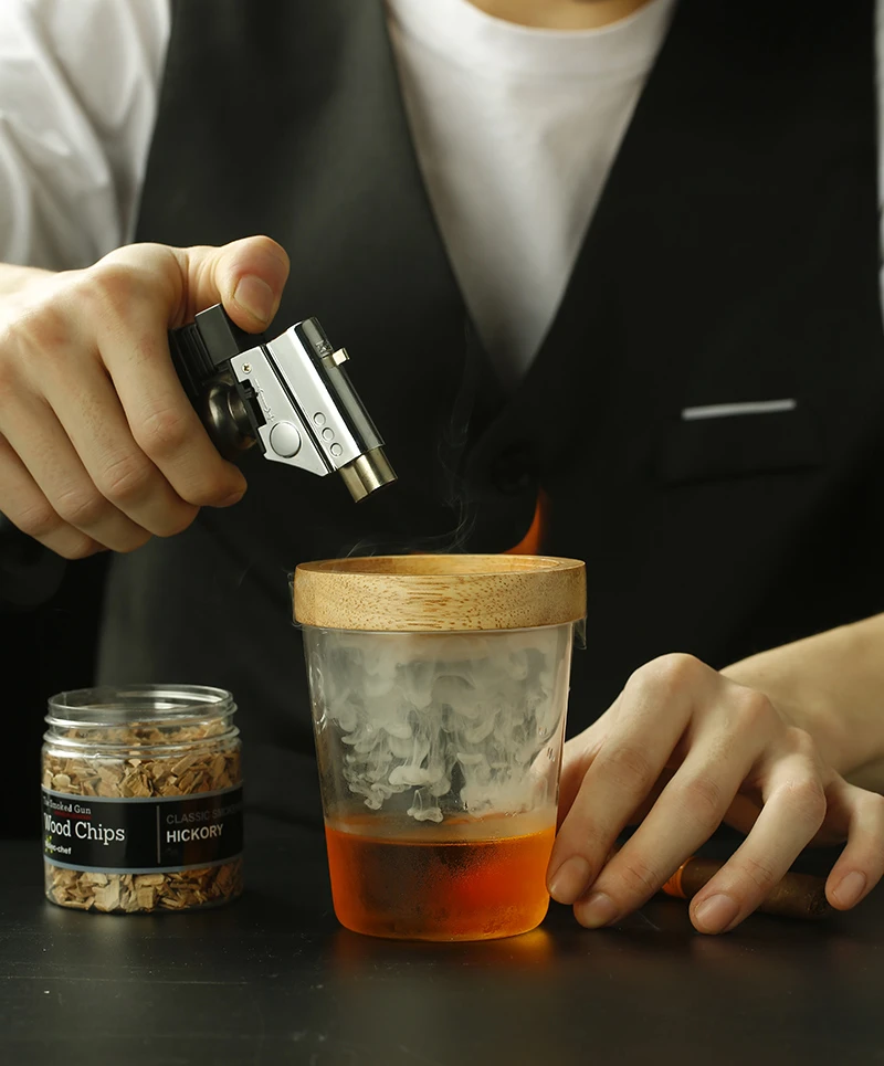 Política Represalias Medicinal Kit de ahumador de cóctel de whisky y Bourbon, bebida de chimenea antigua,  para infusión de cócteles, regalos para hombres| | - AliExpress