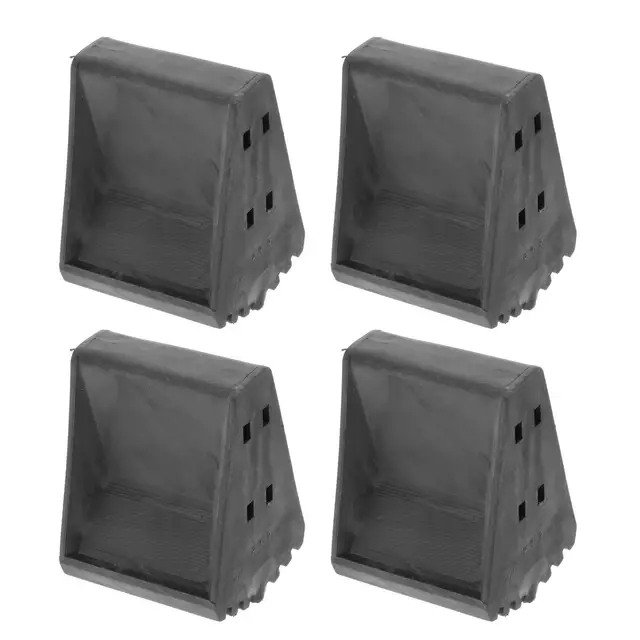 Pies Antideslizantes Para Escalera - 2 Piezas De Goma, Repuesto Para Escaleras De Aluminio, Medida Interior 57x21 Mm