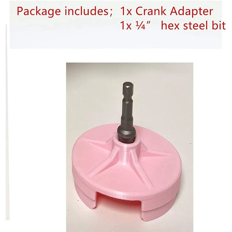 Quick Knit Power Adapter For Sentro Knitting Machine 48, Sentro 40 And 22, Jamit,Crank Handle Adapter
