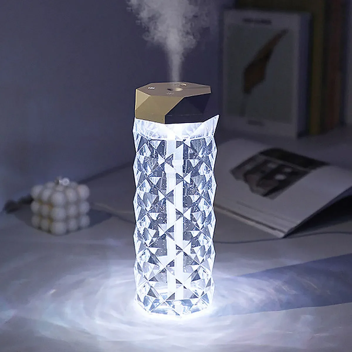 Portable Room Office Desktop Usb Charging Colorful Lamp Room Air Diffuser Humidifier LF-103
