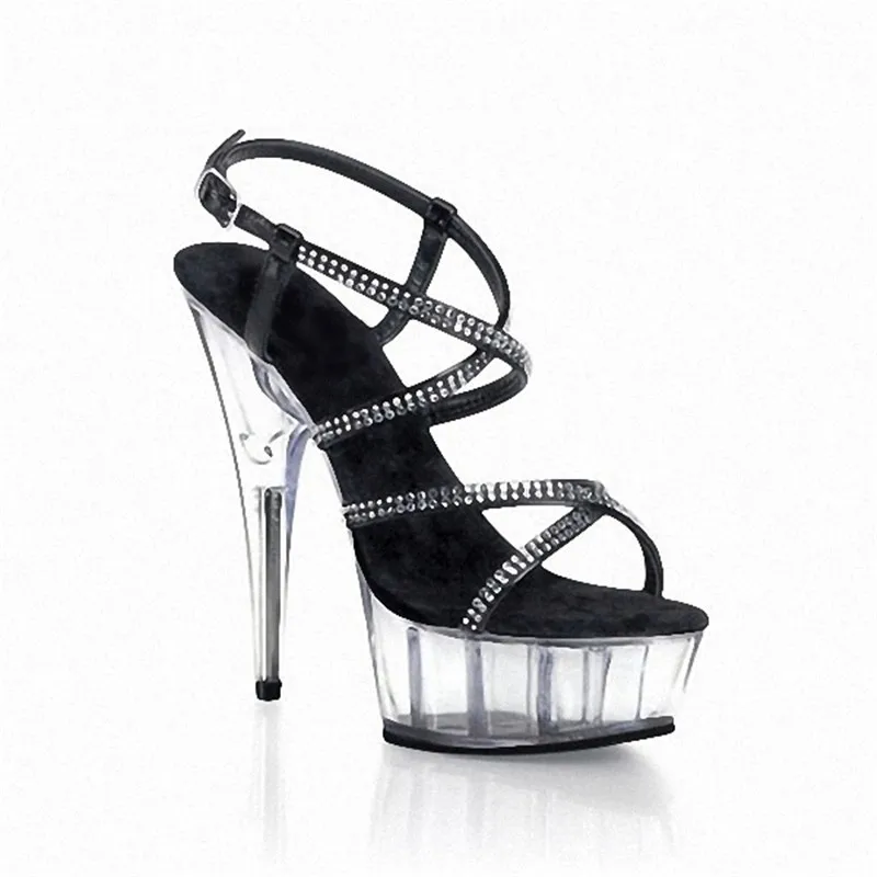 

beauty to the size of the ankle with 15 cm high heels platform pole dancing shoes, wedding dance shoes