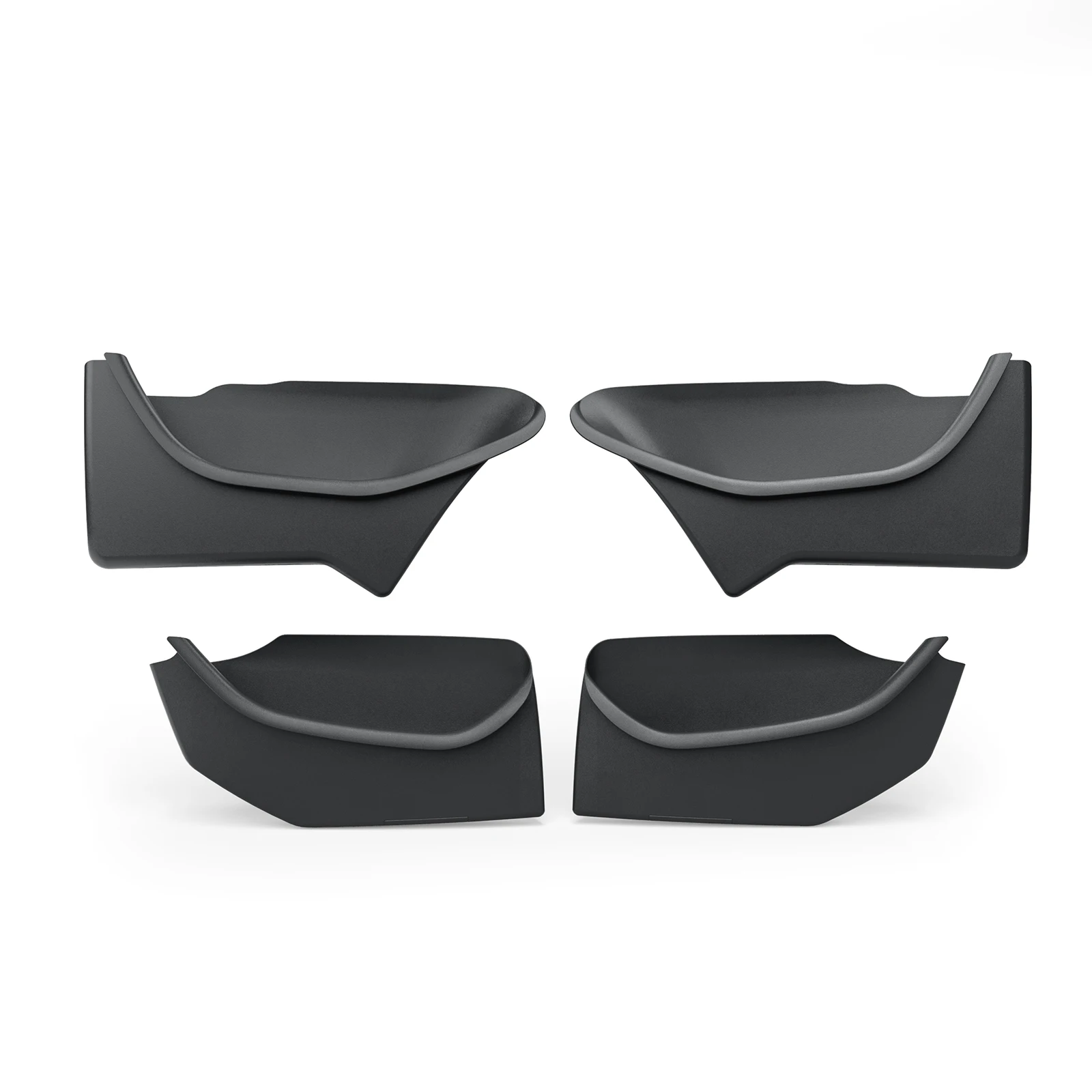 LUCKEASY 4PCS Front & Rear Door Entry Threshold Strip