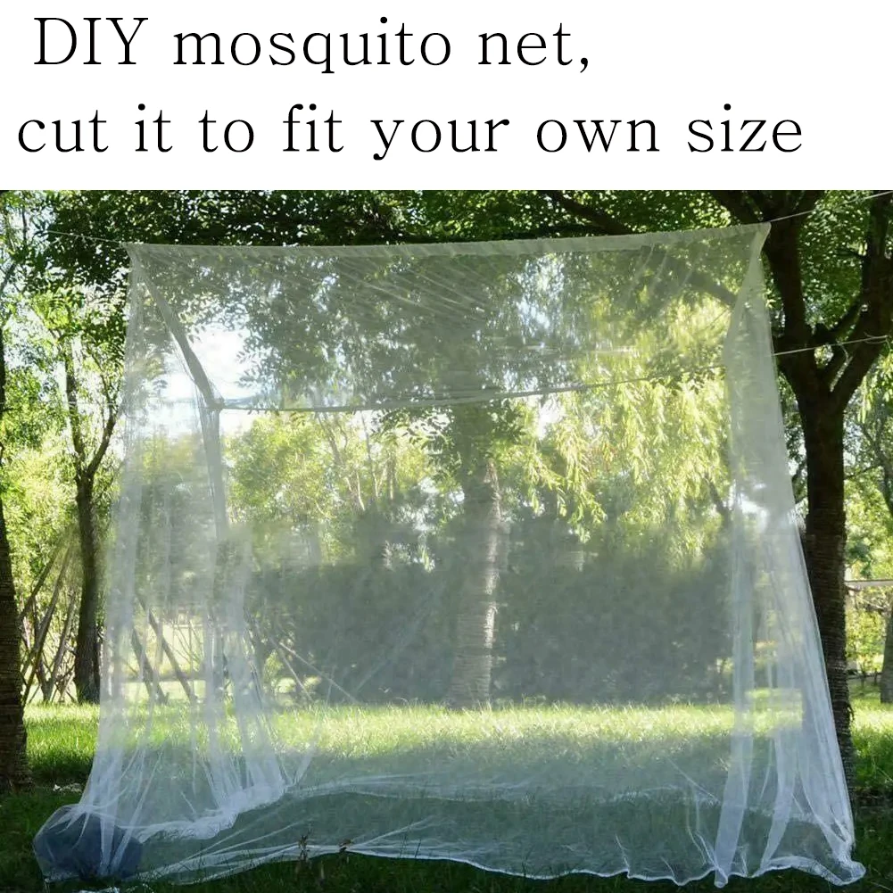 Diy Mosquito Net Camp Outdoor Huntting Fishing Garden Dormitory Tent Camping Cut Yourslf Own Size 2m*3m 3*4 3*6 5*10 Netting 4