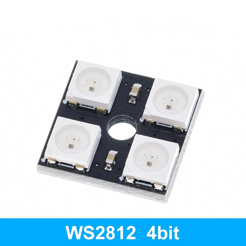 ตัวเลือกสินค้า 4 8 12 16 ช่อง WS2812 WS2812B WS 2811 5050 RGB LED โคมไฟโมดูล 5V 1Bit 4Bit 8Bit 12Bit 16Bit 24Bit Rainbow LED สําหรับ DIY