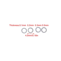 40 - Piece Stainless Steel Precision Shim Set (1)