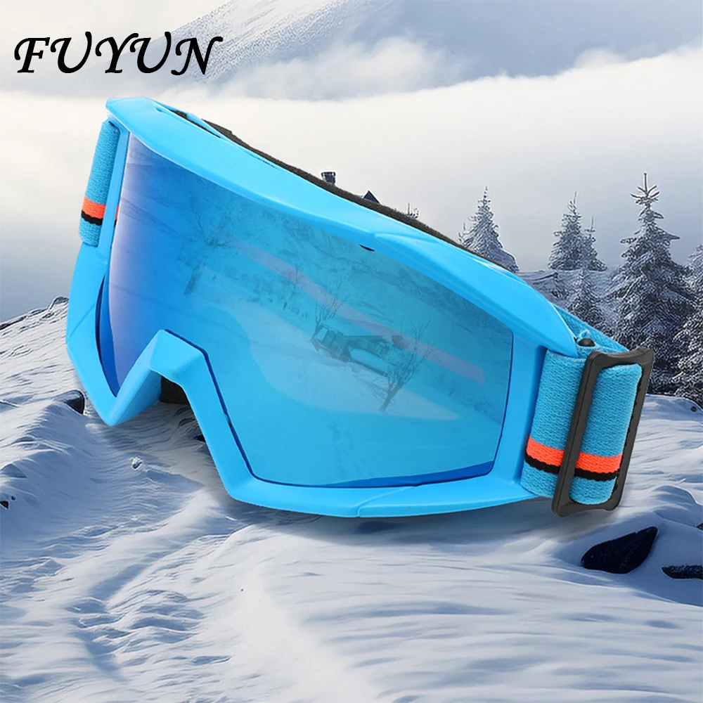 

Fashion Men's Anti Fog Mountain Climbing Goggles New Coated Reinforced Women Skiing Goggles Y2K Outdoor Sports Windproof Goggles