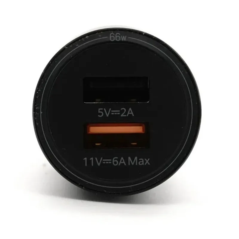 HUAWEI SuperCharge Car Charger Max 66W Dual USB Port Universal Compatibility With 6A Type-c Cable For Huawei/iPhone charger adapter battery charger power supply adapter fast charger battery charger adapter