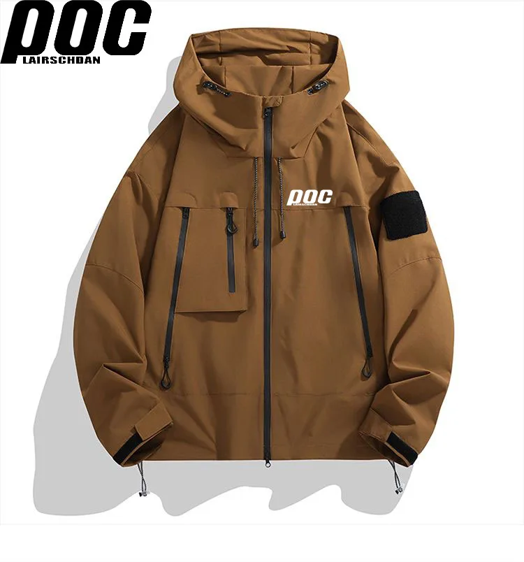 Lairschdan PocCycling Man's MTB Jacket Bicycle Waterproof Coat Motocross Outerwear Mountain Bike Clothing Coupe Vent Cyclisme