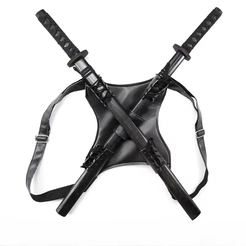 Deadpool Marvel Movies Comics Peripheral Weapons Super Hero Wooden cool Safety Samurai Sword Model for Cosplay Gifts collections 2