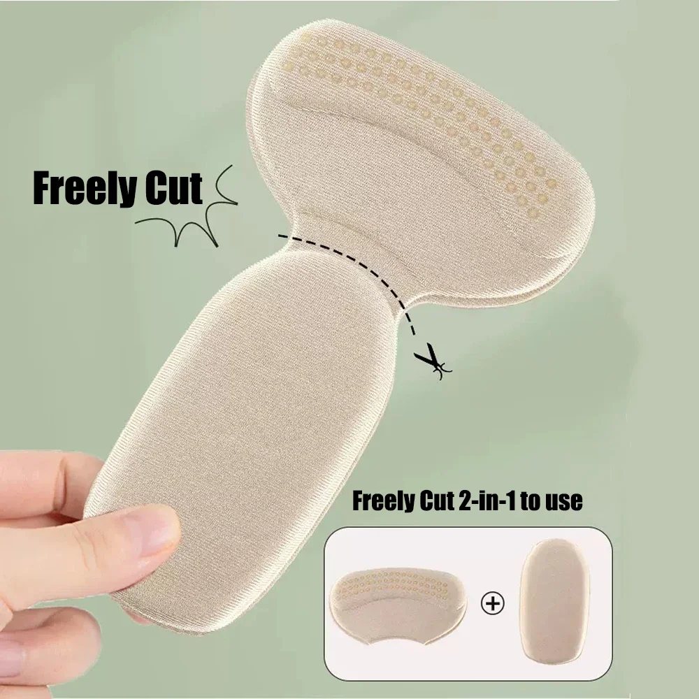 Memory Foam Heel Insoles for Large Sports Shoes Women High Heels Inserts Adjustable Size Antiwear Foot Pain Relief Cushion Pads shoe insoles,heel insoles,heel cushion insole